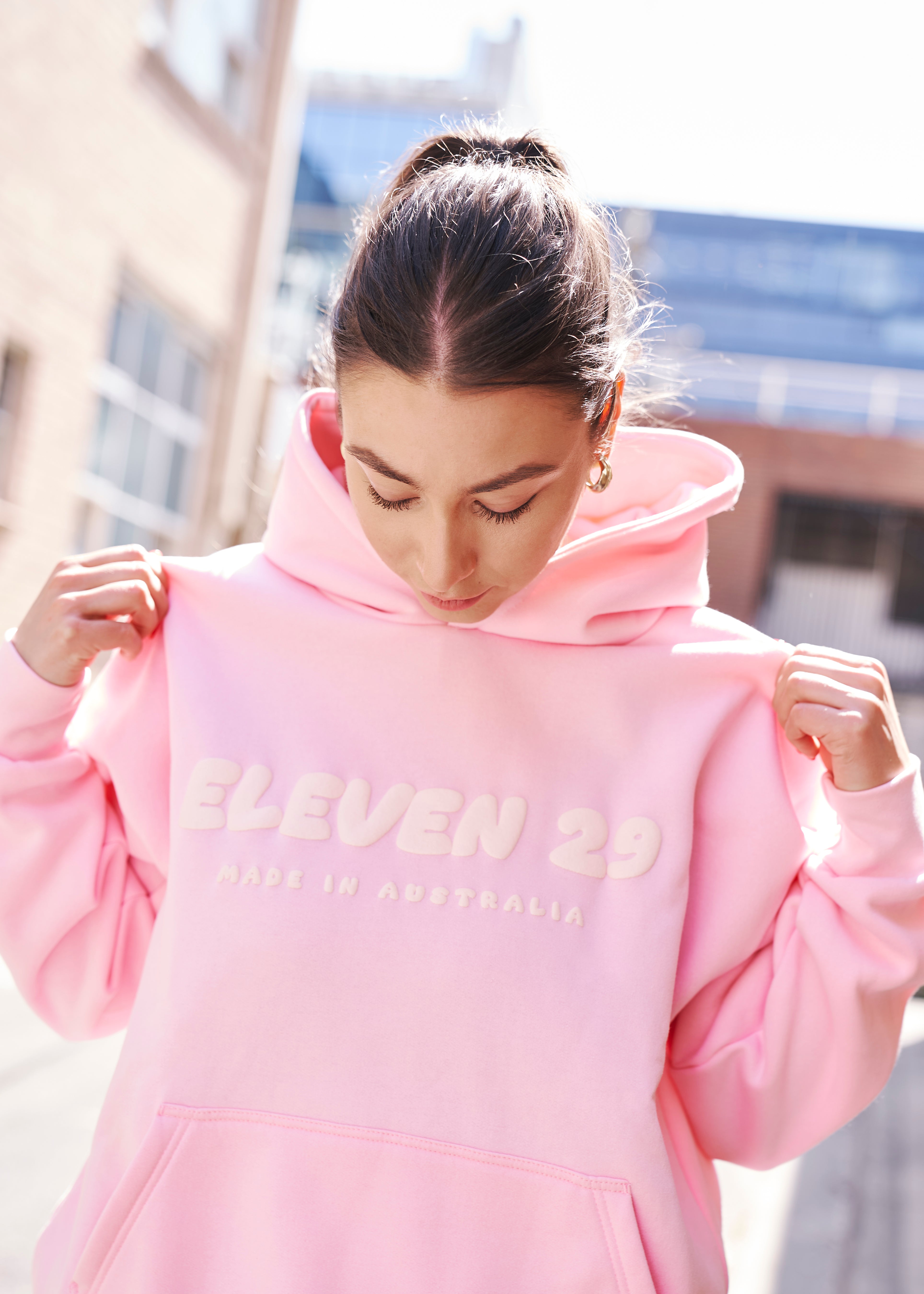 Pink hoodie australia online